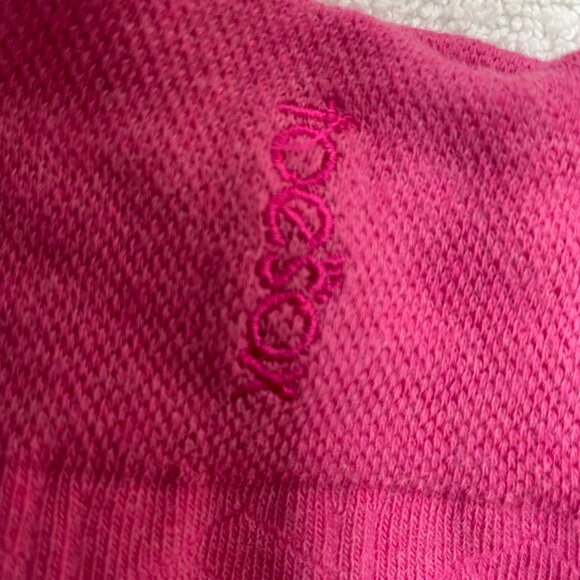 ToeSox, Knee High or Scrunched, Fuchsia SPECTACULAR! Pilates, Yoga, Barre - Picture 7 of 7